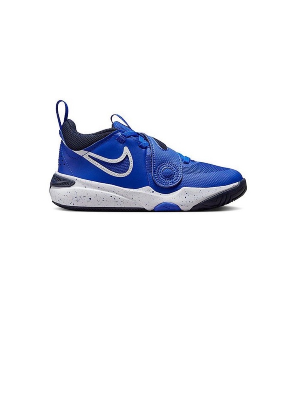 NIKE Team Hustle D 11 Hyper Royal/White Boy's Sneakers-Size 2.5 ( big boy) - Picture 2 of 8